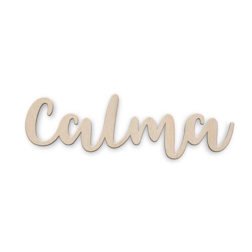 Palabra de madera - Calma