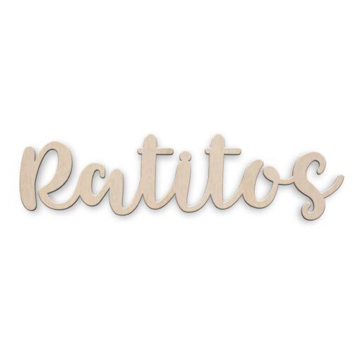 Palabra de madera - Ratitos