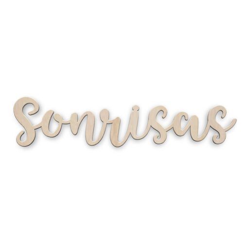 Palabra de madera - Sonrisas