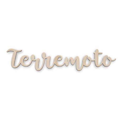 Palabra de madera - Terremoto