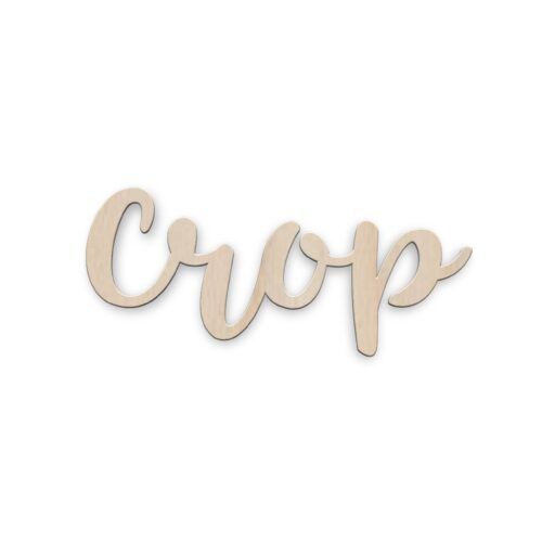 Palabra de madera - Crop
