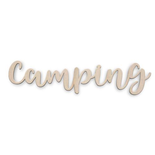Palabra de madera - Camping