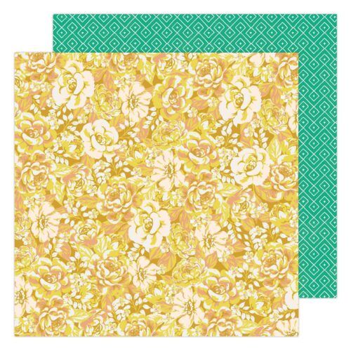 Papel 12x12" Garden Party de Maggie Holmes Cluster of Blooms