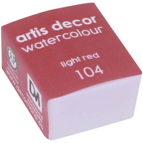 Acuarela 1/2 Godet Artis Decor Light red