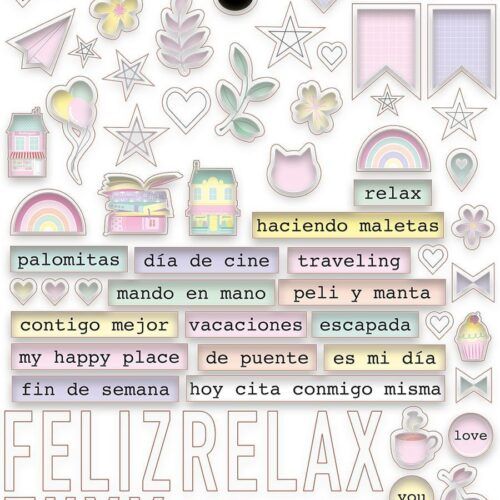 Pegatinas puffy Eres Arte de The Mint Feather