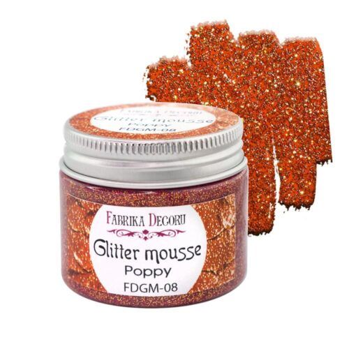 Glitter Mousse Poppy