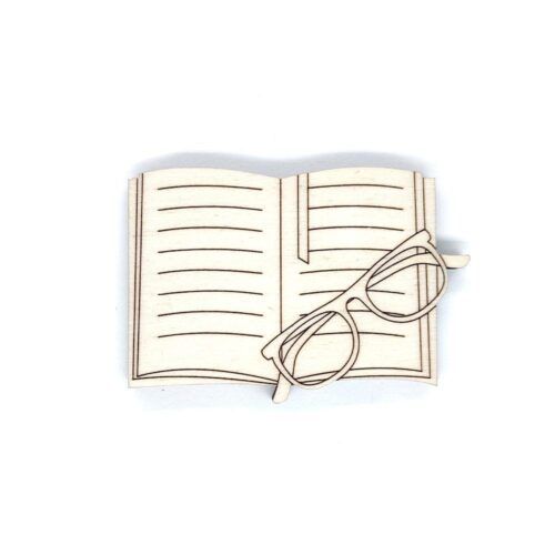 Silueta de madera - Libro
