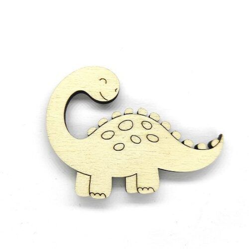 Silueta de madera - Dinosaurio Diplodocus