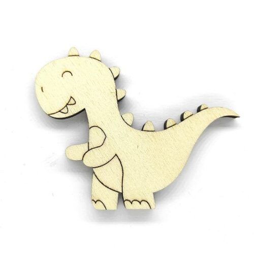 Silueta de madera - Dinosaurio T-Rex