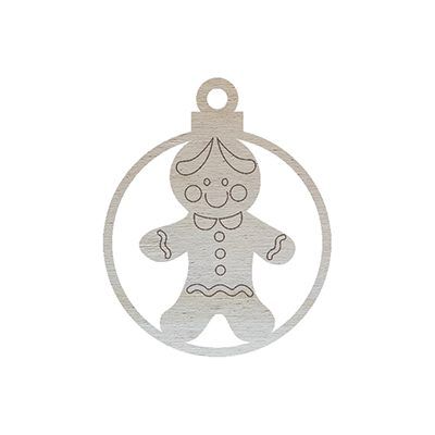 Bola Navidad Galleta de Jengibre