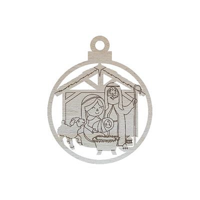 Bola Navidad Belén