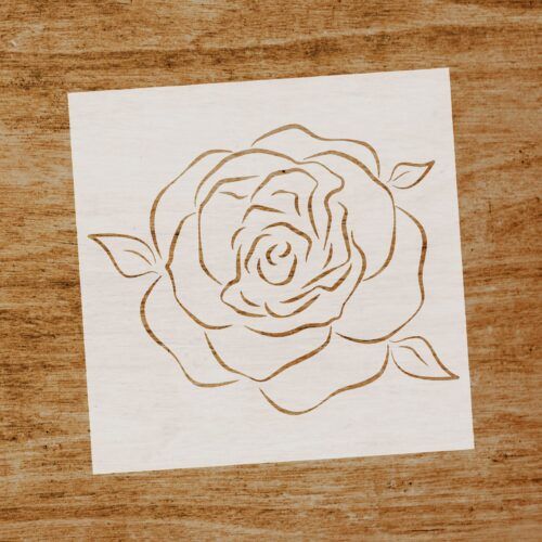 Stencil Rosa