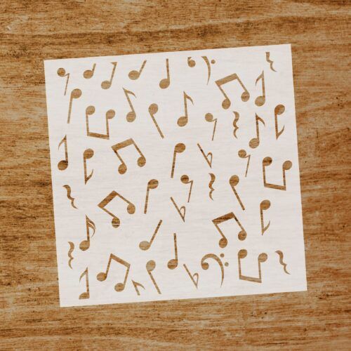 Stencil Notas musicales
