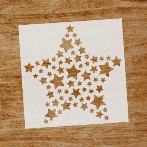 Stencil Estrella estrellada