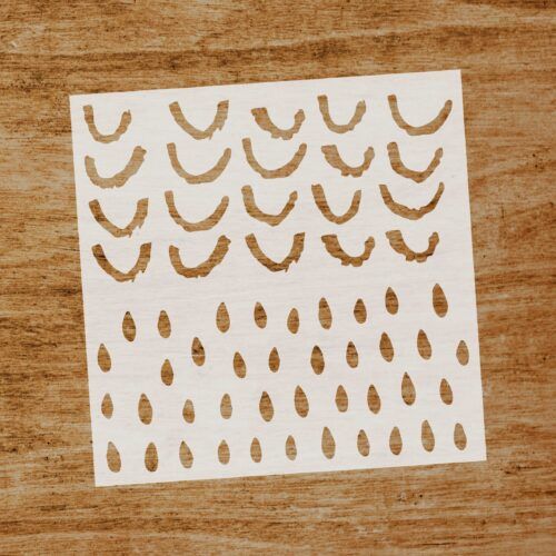 Stencil Rain