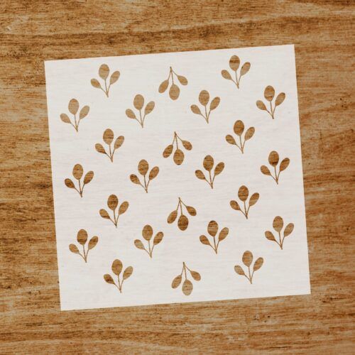 Stencil Hojas