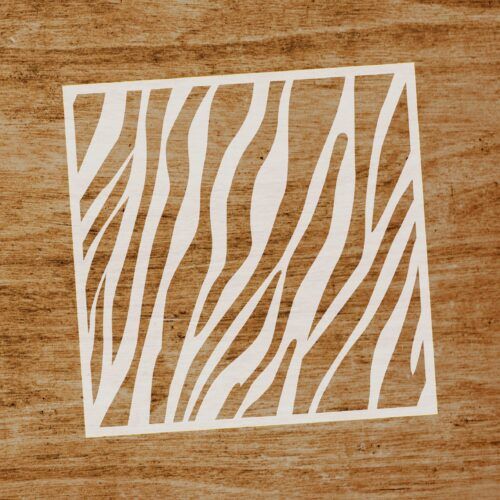 Stencil Zebra