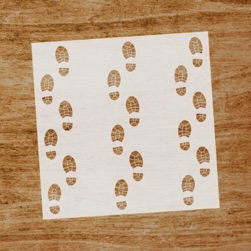 Stencil Pisadas