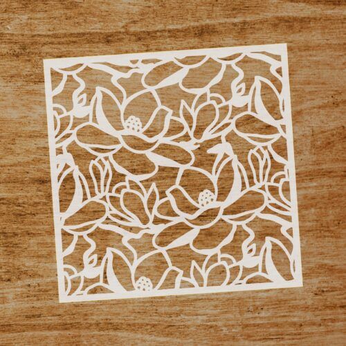 Stencil Jardín