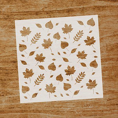 Stencil Hojas de Otoño