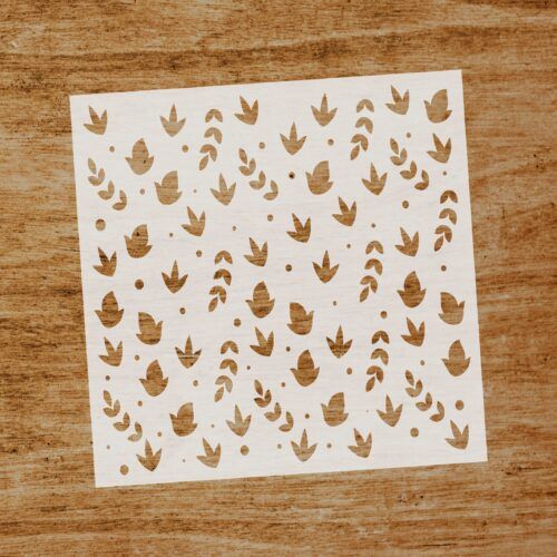 Stencil Hojas de Otoño