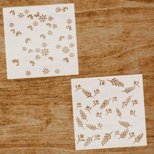 Stencil Combinado Flores