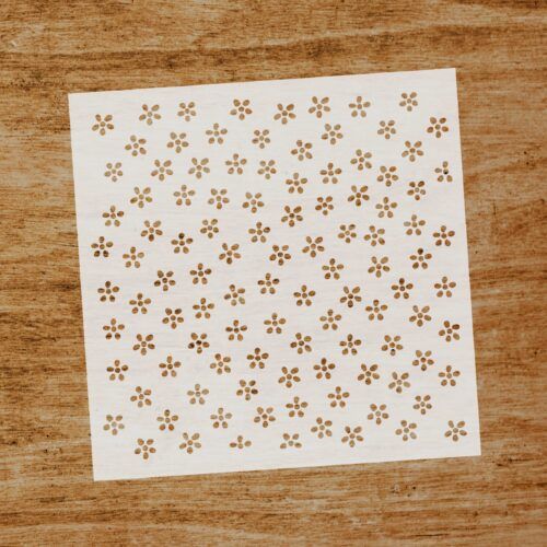 Stencil Florecitas