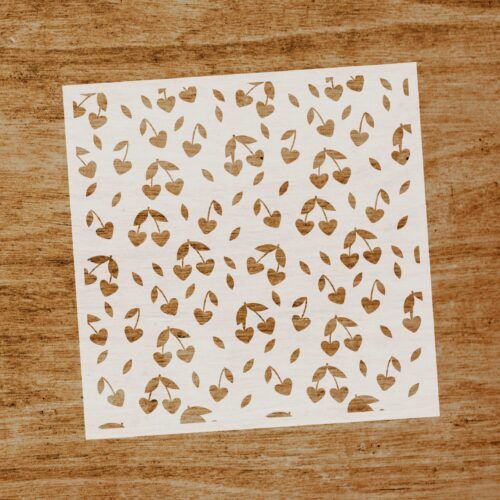 Stencil Cerezas