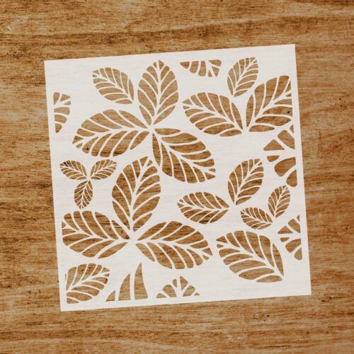 Stencil Hojas Tropicales