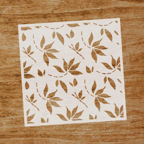 Stencil Hojas de verano