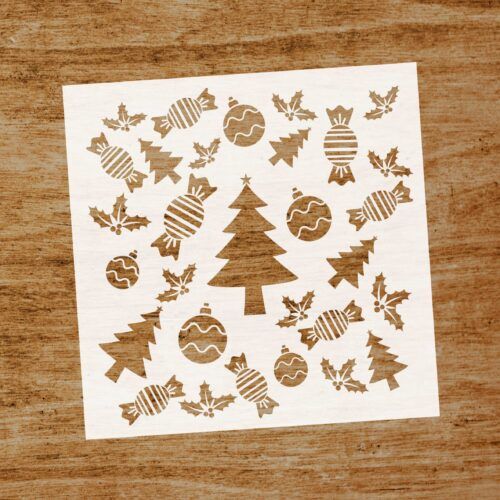 Stencil Fiesta de Navidad