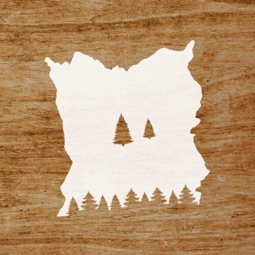 Stencil Montañas