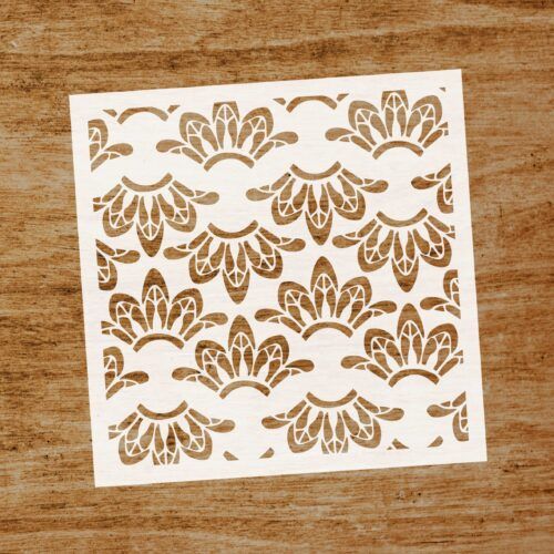 Stencil Abanicos