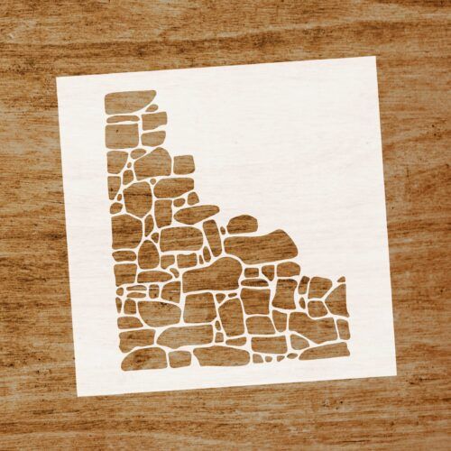 Stencil Pared rural