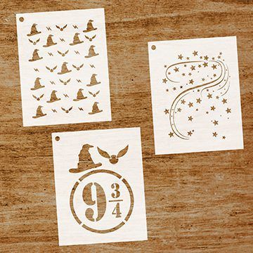 Pack Stencils ATC "Hogwards"
