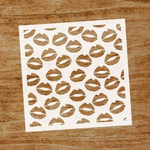 Stencil Besos