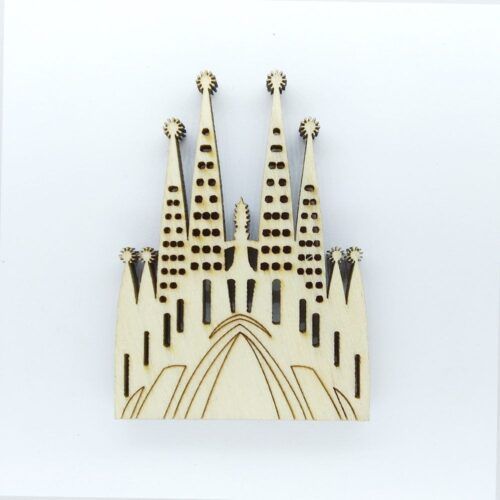 Silueta de madera - Sagrada Família