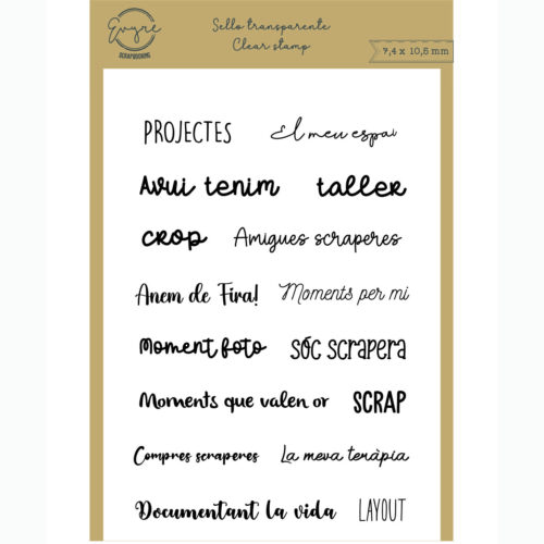 Sello catalán "Scrap" de Evyre Scrap