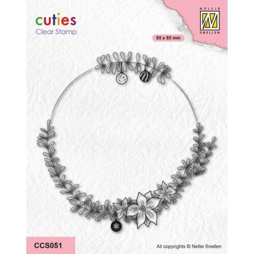 Sello transparente Wreath
