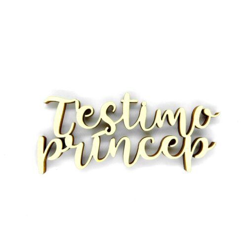 Palabra de madera - T’estimo príncep (Catalán)