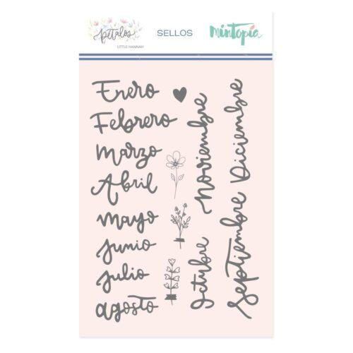 Sello Meses Pétalos de Mintopía