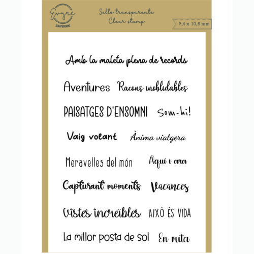 Sello catalán "Vacances" de Evyre Scrap