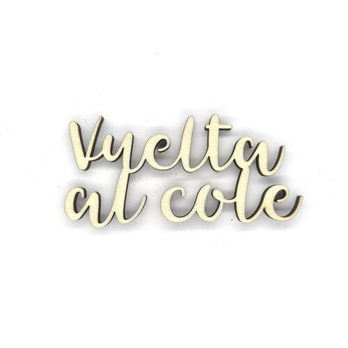 Palabra de madera - Vuelta al cole
