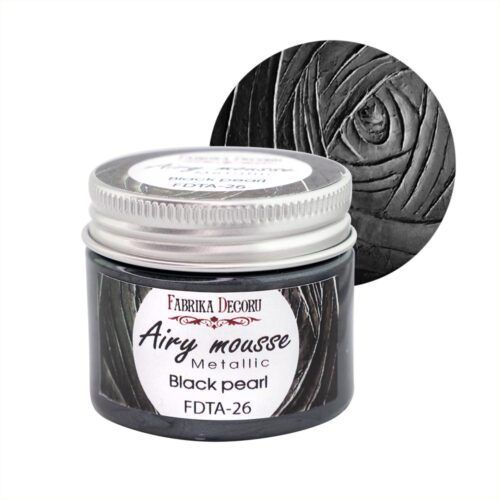 Airy Mousse Metallic Black Pearl de Fabrika Decoru