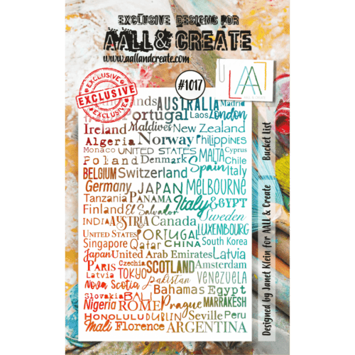 Sello de Aall & Create #1017