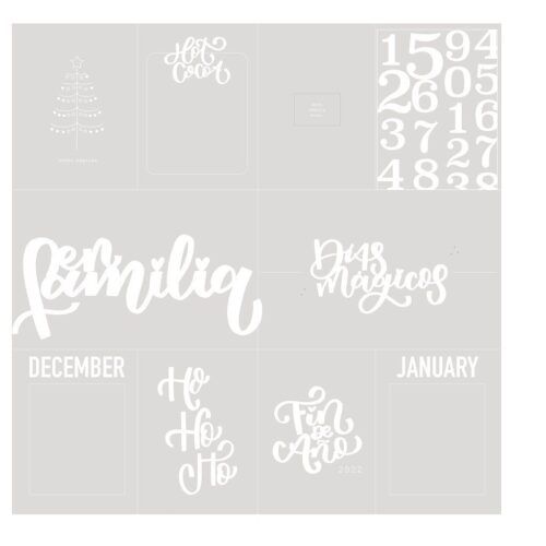 Acetato 12"x12" Tarjetas Mujercitas de The Mint Feather