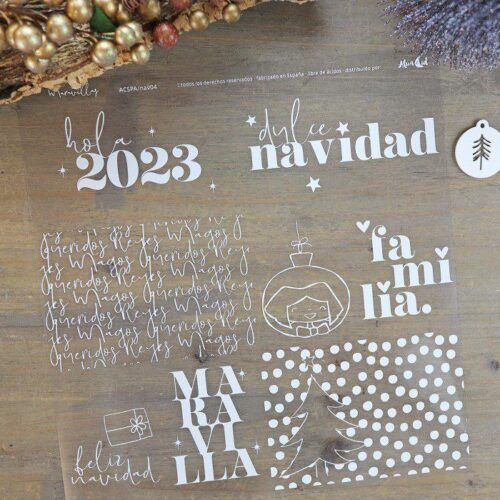 Acetato impreso Tarjetas Maravillas de Alúa Cid