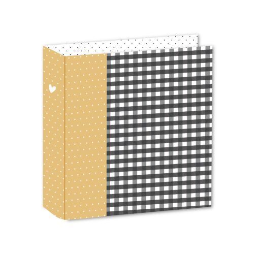 Álbum 6x8" con 2 anillas Vichy de Cocoloko