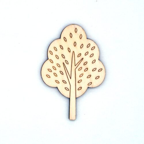 Silueta de madera - Árbol jardín