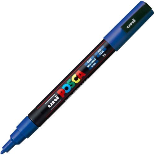 Rotulador Posca PC-3M Azul